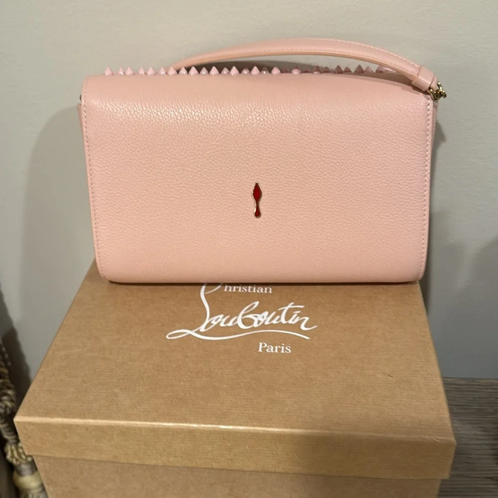 BNIB Louboutin Paloma Paris spike bag with box and dustbag